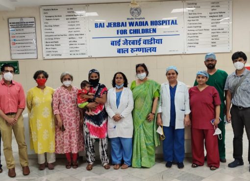 Wadia Hospital Successfully Treated A 7-Month-Old Boy With Covid, 15 Cm Chest Tumor