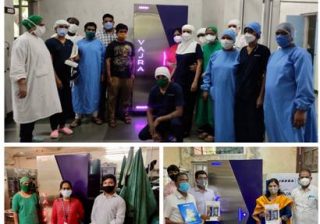 DST supported disinfection system makes N95 Masks, PPE, medical gear reusable and reduces excessive COVID 19 bio-medical waste generation