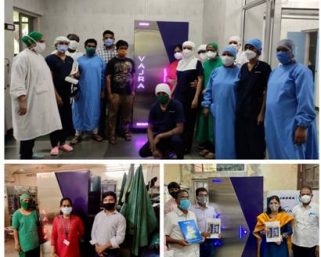 DST supported disinfection system makes N95 Masks, PPE, medical gear reusable and reduces excessive COVID 19 bio-medical waste generation