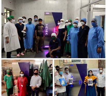 DST supported disinfection system makes N95 Masks, PPE, medical gear reusable and reduces excessive COVID 19 bio-medical waste generation