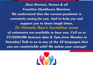 ‘Hum aapki Sunenge’ a free Helpline for Healthcare workers