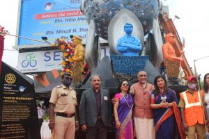Memorial Dedicated to Corona Warrior Set Up At Bandra To Honour Frontline Workers